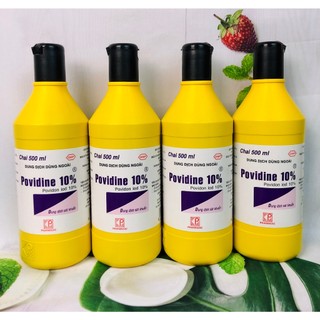 Thuốc tím sát trùng Povidine 500ml/1chai – Dung dịch sát trùng Povidine 0,5 lít