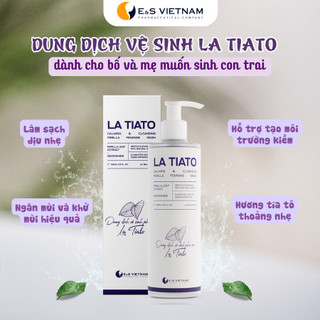 Dung dịch vệ sinh la tiato - làm sạch dịu nhẹ - cân bằng độ ph cho cả nam và nữ