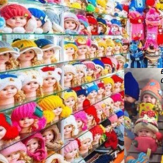 Đầu manocanh trẻ em màu da