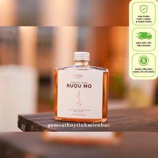 Chai thủy tinh dáng vuông dẹt 250ml đựng cold brew, nước ép
