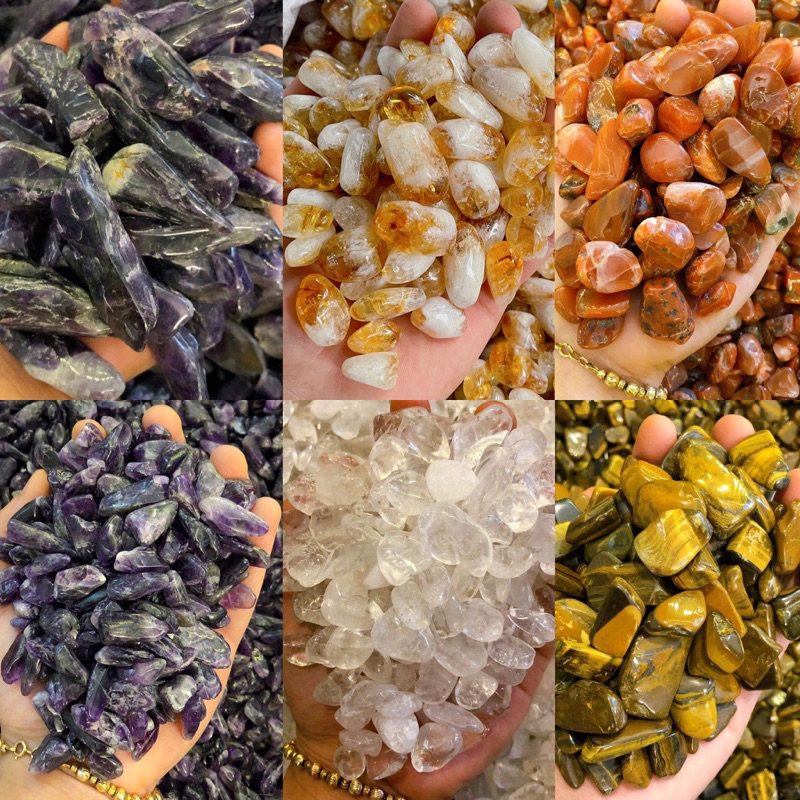 Đá Vụn Nhiều Màu Trang Trí - Rải Nền Nhà - Trang Trí Bể Cá Phong Thuỷ