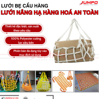 Lưới cẩu hàng lưới an toàn chống rơi hàng kho xưởng, bến cảng, công trình, cho xe cẩu, container
