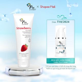 Sữa Rửa Mặt Trắng Da FIXDERMA Strawberry Face Wash Giúp Da Trẻ Hóa, Mịn Màng 75g [Hùng Lợi]