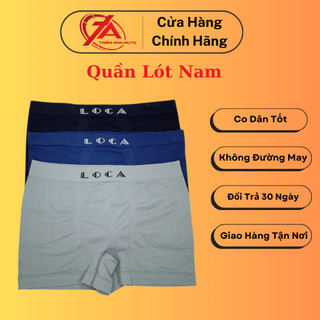 Quần Lót Nam Boxer đùi thun cao cấp đẹp Không đường may thương hiệu LOCA Trâm Anh 94