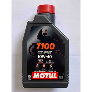 Motul 7100 10W40 SP Tổng Hợp Cao Cấp Cho Xe Số, Côn Tay và Tay Ga