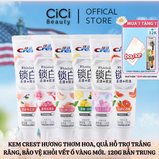 ( MỚI ) Kem Đánh Răng Crest, Sạch Mảng Bám,giúp răng trắng sáng hơi thở thơm mát, Bóng Răng
