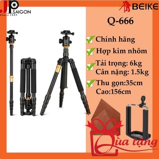 CHÂN MÁY ẢNH BEIKE Q-666 +QUÀ TẶNG