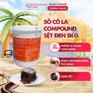 Socola compound sệt đen puratos grand-place vn- 5kg-4116137