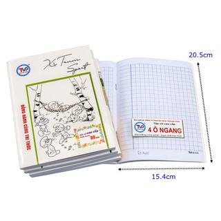 COMBO 5c TẬP HỌC SINH  - TẬP VỞ ĐỦ LOẠI (SL : 5c)