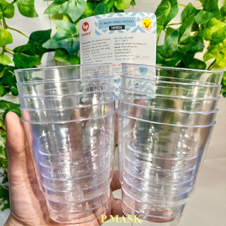 LY NHỰA HÀNG KHÔNG HPB56 HOFACO CHỨA 220 ML NƯỚC 10 CÁI/ LỐC nhỏ gọn, tiện lợi