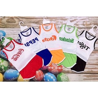 set 5 bộ ba lỗ coca cotton 2 chiều cho bé trai và bé gái