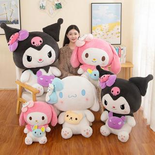 Gấu Bông Kuromi , Cinnamoroll, Melody Đeo Túi Đáng Yêu Cao Cấp Món Quà Dành Cho Mọi Lứa Tuổi Gấu Bông Béo Phì ,Com