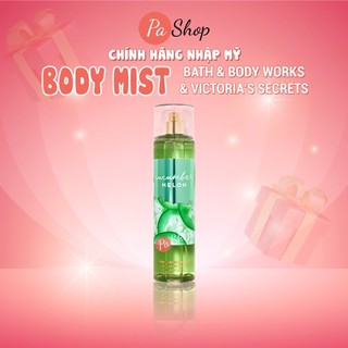 Xịt thơm body mist Cucumber Melon