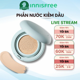 Phấn nước kiềm dầu innisfree No Sebum Powder Cushion SPF 29 PA++ 14 g