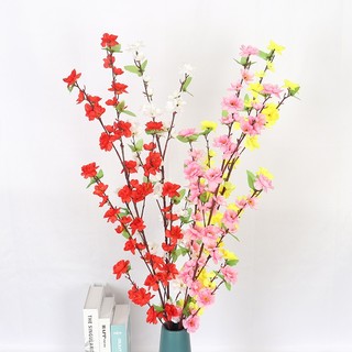 10 cành đào giả. Làm cây, trang trí nhà cửa, quán cafe, decor phòng, phụ kiện chụp ảnh.