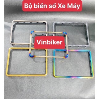 Khung Viền Biển Số Xe Máy Ốp Zin Thẳng vào Biển Số Xe