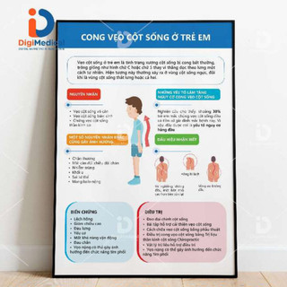 Tranh Xương Khớp, Cong vẹo cột sống ở trẻ