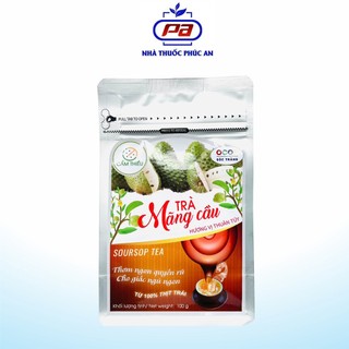 Trà mãng cầu xiêm Cẩm Thiều 100g hương vị thuần tuý, nguyên chất 100%