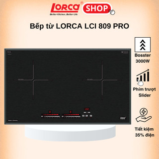 Bếp từ đôi LORCA LCI - 809 PRO, Hàng chính hãng nhập khẩu từ Đức, Cao cấp công nghệ Smart Inverter