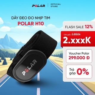 Dây đeo thông minh cảm biến đo nhịp tim polar h10 - bảo hành 12 tháng chính hãng