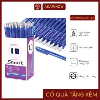 01 hộp 48 chiếc Bút bi BAOKE Smart B13 ngòi 1.0mm - Nắp bấm tiện lợi (Hộp 48c)