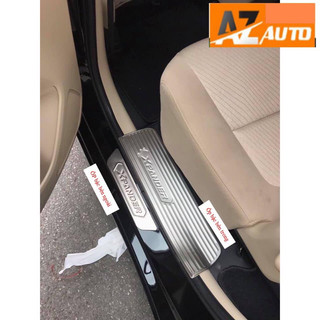 Bộ Ốp bậc, Nẹp bước chân Mitsubishi Xpander – INOX(hàng cao cấp)