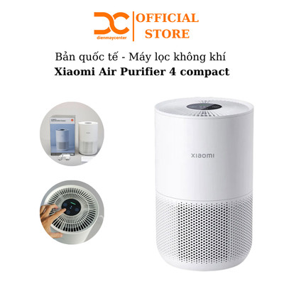 Máy lọc không khí Xiaomi 4 Compact  (Bản Quốc tế) - Bảo hành 6 tháng DGW - Shop MI Ecosystem Authorized