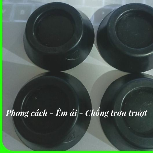Bộ 4 chân kê Siêu Bền chống rung, đêm cao su, chân đế chống rung máy giặt, máy sấy