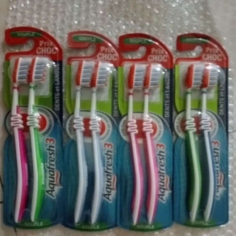 Bàn chai aquafresh  cặp 2 cây
