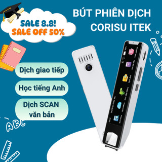 Bút phiên dịch thông minh ITek trích xuất văn bản dịch thuật scan offline 8 loại ngôn ngữ - Bảo hành 12 tháng