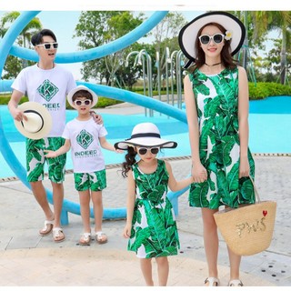 [SALE LẺ SIZE] - Đồ gia đình đồ đôi cho mẹ con, mẫu dáng váy cho mẹ và con gái, hàng QCCC chất đẹp phom xịn | GD009