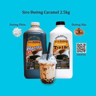[Toàn quốc] - Siro Đường Nâu chai 2,5kg - Brown Sugar Syrup 2,5kg