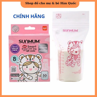 Chính hãng] [Nguyên tem] Túi Trữ sữa Sunmum Thailand
