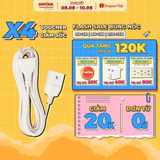 Dây nguồn phích âm SOPOKA N8N10 dây 2,3m6,5m