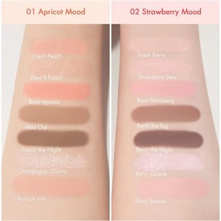 Bảng phấn mắt & má hồng R.M Bare Layer Palette