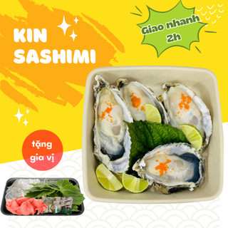 Sashimi Hàu sữa chuẩn Nhật, kèm gia vị,
