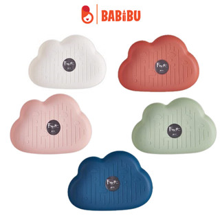 Khay đựng chén đĩa ăn dặm, khay hình đám mây babibu