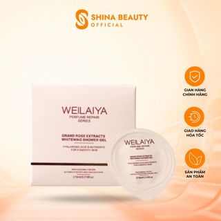 [Mini Test] Sữa tắm Trắng Da,Gel Tắm Hương Nước Hoa WEILAIYA, Tinh Chất Hoa Hồng Damask Mini Size 9ml