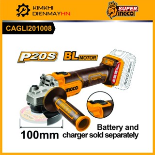  Máy mài góc máy cắt dùng pin INGCO CAGLI201008  Mẫu Mới  Máy mài góc máy cắt dùng pin INGCO CAGLI2210032 