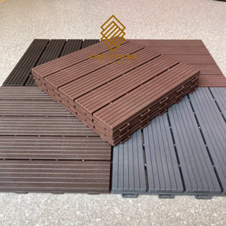 [Xưởng sản xuất] Vỉ Nhựa Lót Sàn Ban Công, nhà tắm, tấm lót sàn nhựa giả gỗ PP.30cmx30cm HVNXK, thảm trải sàn sân vườn