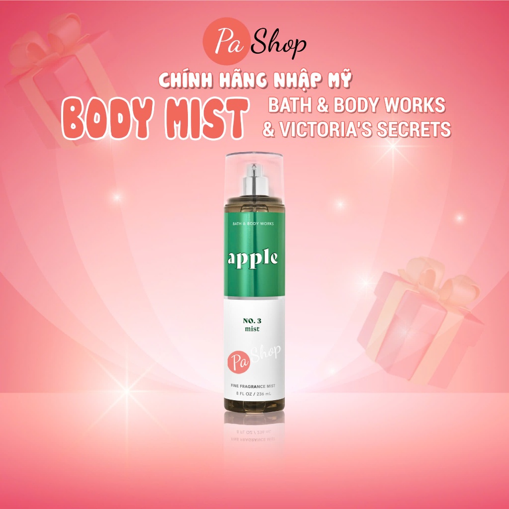 Body mist Apple xịt thơm toàn thân