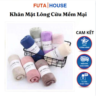 Khăn mặt lông cừu khăn lau mặt khăn tắm hàn quốc 30 x 50cm mềm mại