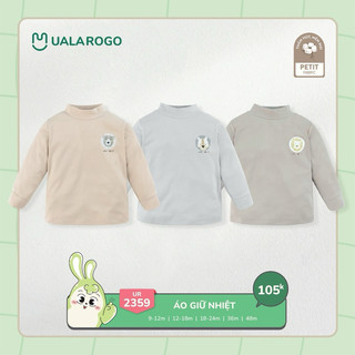 Áo giữ nhiệt cổ 3cm UalaRogo cho bé trai/bé gái