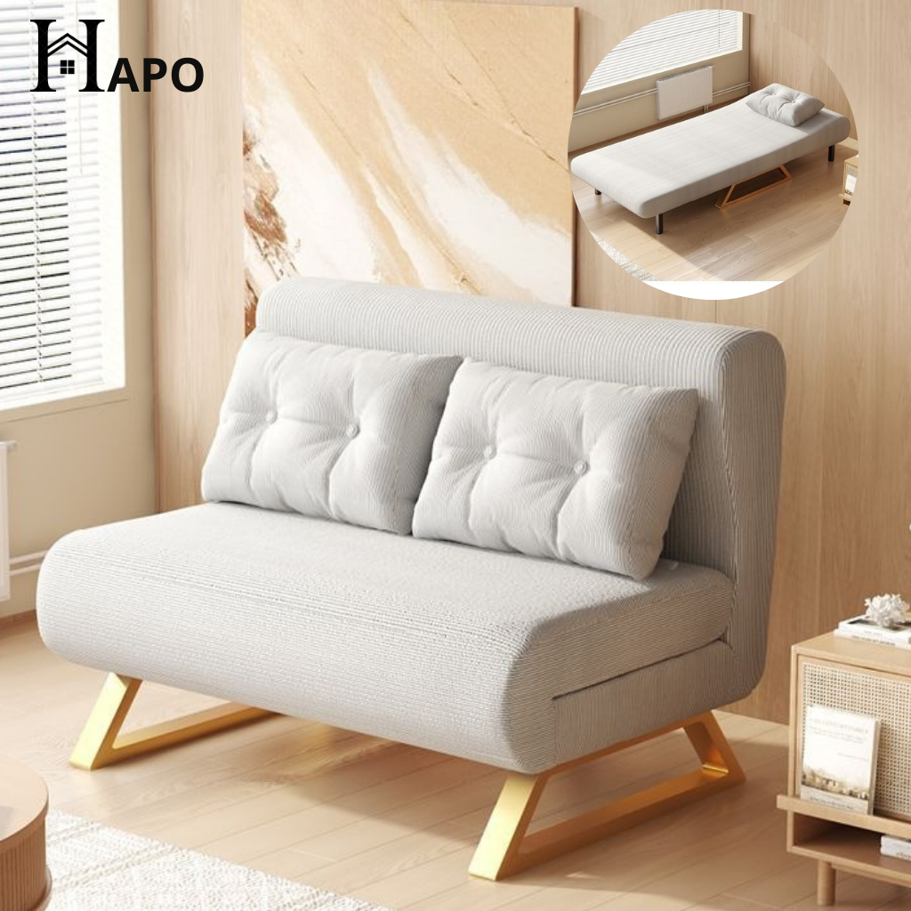 Ghế Sofa Giường Gấp Gọn Có Khóa Kéo Tháo Vệ Sinh, Sofa Giường Đa Năng Khung Thép Chắc Chắn Chịu Tải 300kg, Ghế Sofa Bed | BigBuy360 - bigbuy360.vn