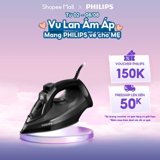 Bàn Ủi Hơi Nước Philips DST5040/80 |2600W| Mặt đế SteamGlide chống trày- Hàng Chính Hãng