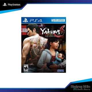 [Mã 99ELHA giảm 7% đơn 300K] Đĩa game yakuza 6 Ps4