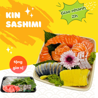 Sashimi cá hồi, cá trích lớn
