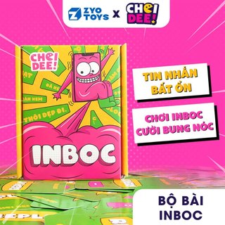 Bộ Bài BoardGame Inboc 120 Lá Giấy Cứng Nhiều Nội Dung Cho Nhóm Bạn Tụ Tập- Đồ Chơi Giải Trí- Zyo Toys