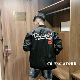 Áo Gió Nam Chống Nắng DSQ AG 368 Thời Trang Nam Chất Liệu Gió 2 Lớp Màu Đen Kiểu Dáng Khoác Ngoài