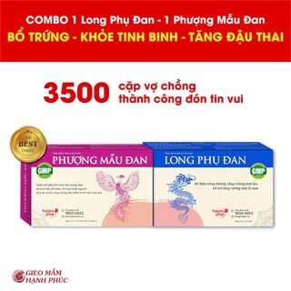 COMBO 1 Phượng Mẫu Đan 40 viên + 1 Long Phụ Đan 40 viên Bổ trứng Niêm mạc, khỏe Tinh trùng